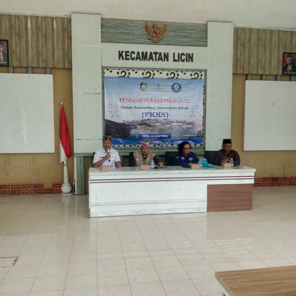 Penguatan Kelembagaan Forum Komunikasi Kecamatan Sehat ( FKKS ) Kecamatan&nbsp;Licin